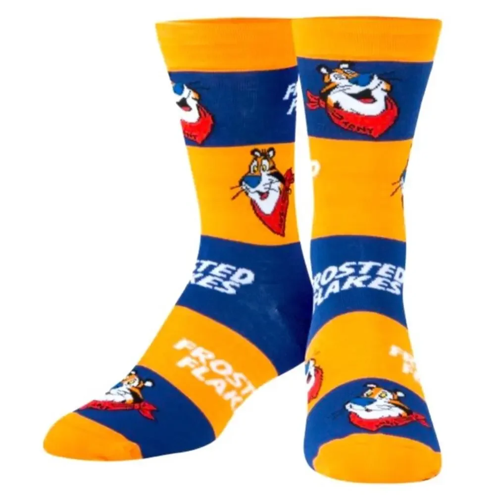 Kellogg's Mens Frosted Flakes Tony The Tiger Novelty Socks